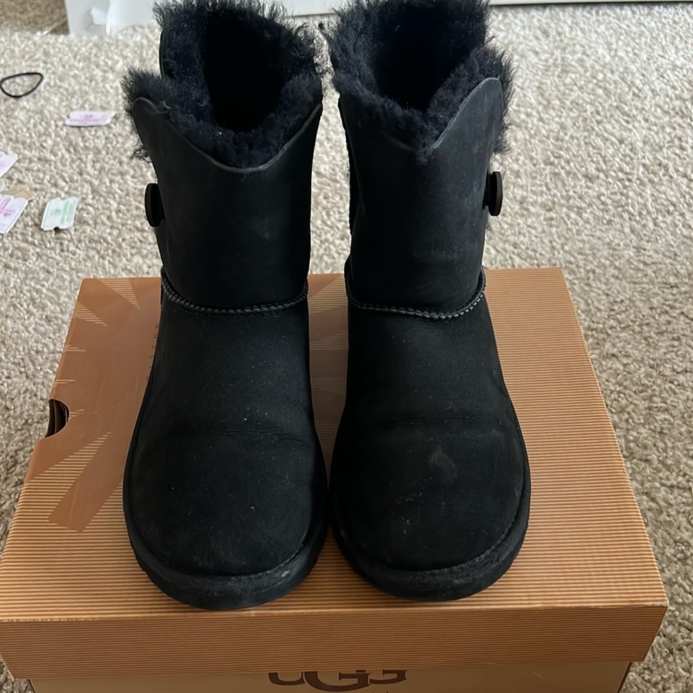 Ugg Classic Bailey Button Boots Black